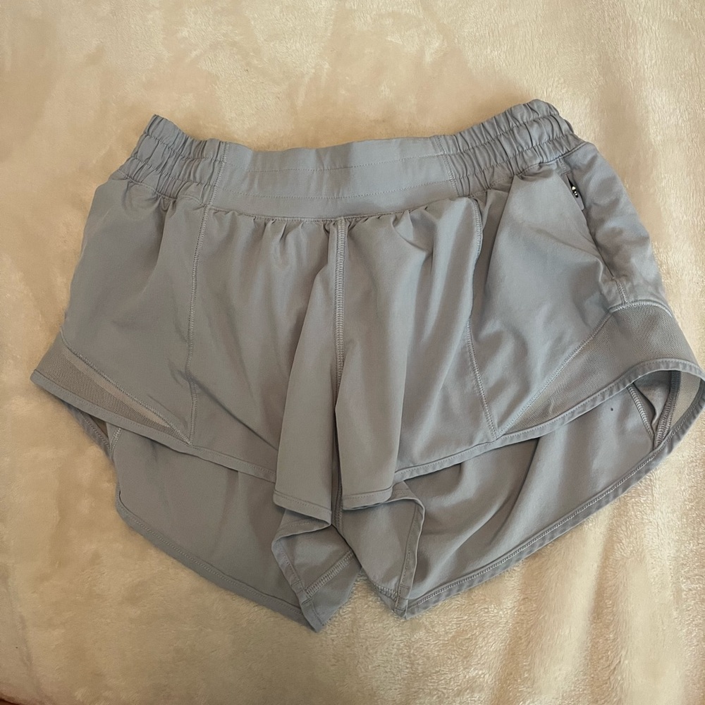 Light blue lululemon hotty hot shorts🤍